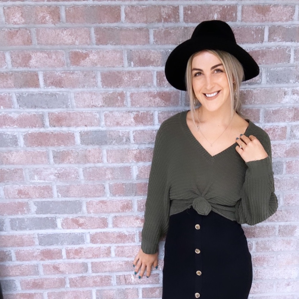 Black Fedora Hat